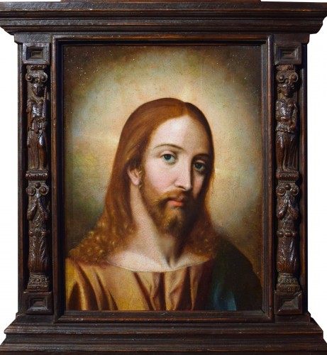 Christ "Salvator Mundi" - Ecole Lombarde XVIe siècle